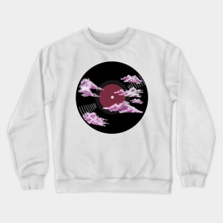 Vinyl Record - Pink clouds Crewneck Sweatshirt